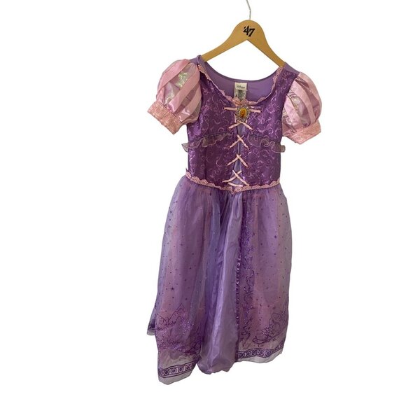 The Disney Store Girls Purple Repunzel Cosplay Costume Dress - Medium - Picture 1 of 12